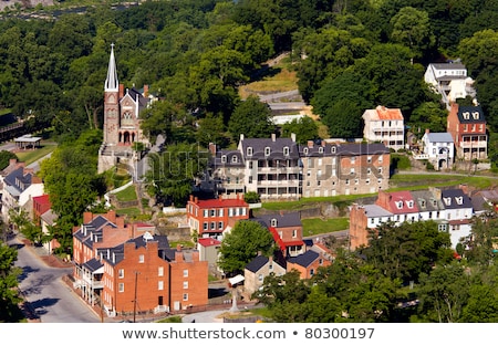 Foto stock: Church In Harpers Ferry West Virginia