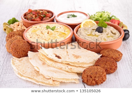 Foto d'archivio: Assorted Of Oriental Food Mezze