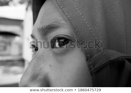 Foto stock: Beautiful Young Woman Close Up Potrait