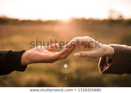 Stock fotó: Mans And Womans Hands