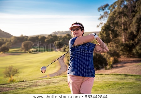 Stockfoto: Enior · golfspeler · golfen
