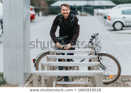 Foto stock: Bike Lock