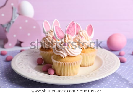 Foto stock: Easter Cupcake