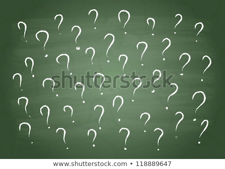 Many Questions On School Board [[stock_photo]] © a2bb5s