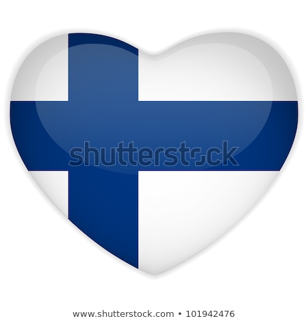 Foto d'archivio: Finland Heart Patriotic Symbol