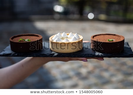 Stock photo: Sweet Lemon And Chocolate Tarts