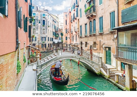 [[stock_photo]]: Narrow Canal In Venice Italy