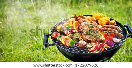 [[stock_photo]]: Meat On The Barbecue