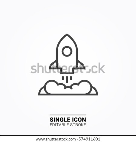 Сток-фото: Business Start Up Icon Business Concept Flat Design