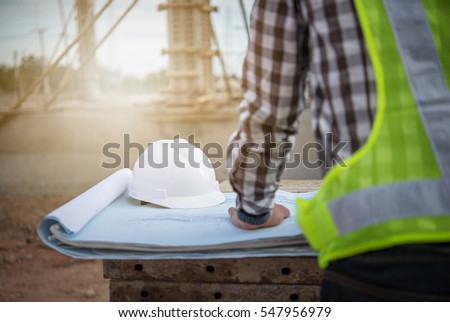 Stok fotoğraf: Supervisor At Construction Site