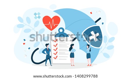 Foto stock: Health Insurance Concept