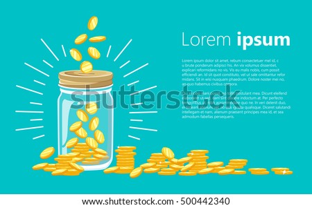 Stock photo: Money In Glass