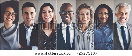 Stockfoto: Business People Collage