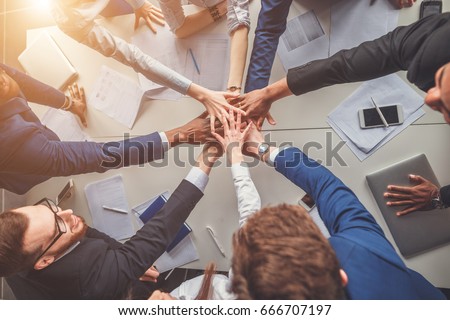 Foto stock: Business Team Celebrating