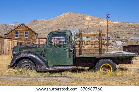 Stock fotó: Rusty Old Truck In Bodie State Park