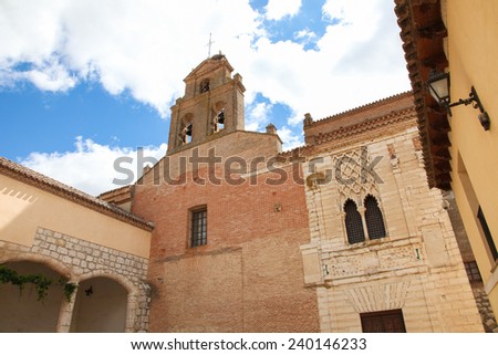 Tordesillas Royal Convent Of Santa Clara Foto stock © jorisvo