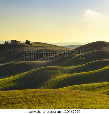 Stock photo: Outdoor Tuscan Hills Landscape