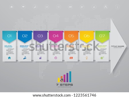 Stock foto: Timeline Infografic