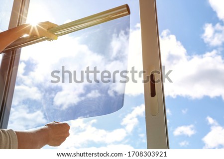 Foto stock: Window Sky