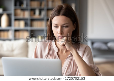 Stock photo: Financial Report Message