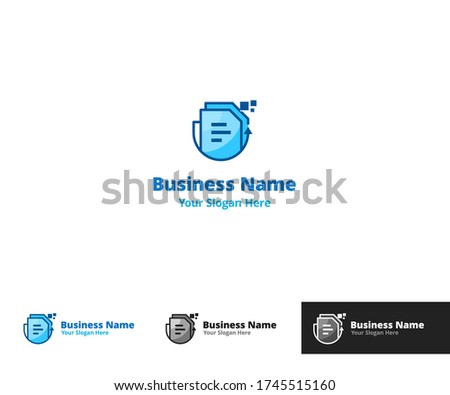 [[stock_photo]]: Vector Logo Document