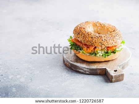 Healthy Bagel Sandwich Foto stock © DenisMArt