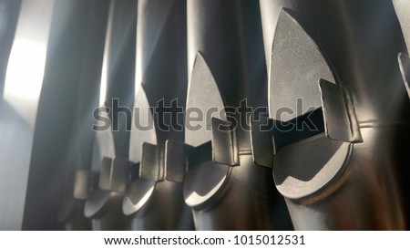 Foto stock: Detail Of A Church Organ Keyboard