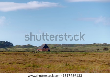 Foto stock: Barn On The Island Of Texel