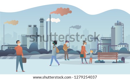 Foto stock: Unhappy With Smog