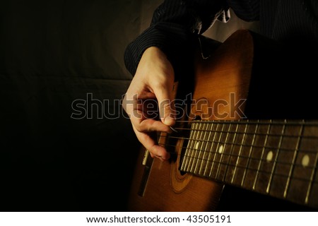 Stok fotoğraf: Rock Guitar Instrument Acoustic Electric Theme