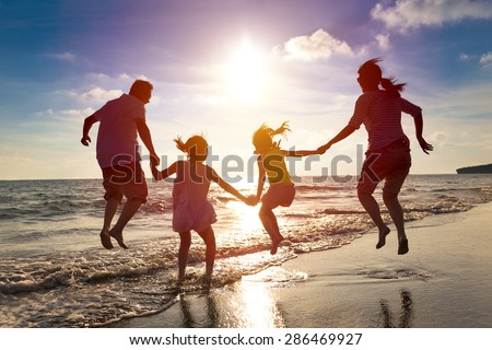 Stock photo: Happy Family On Vacation