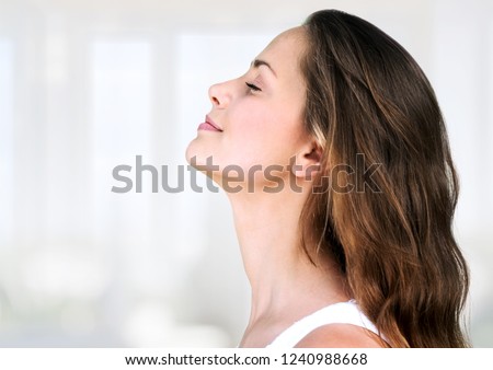 Stock photo: Side View Of Woman