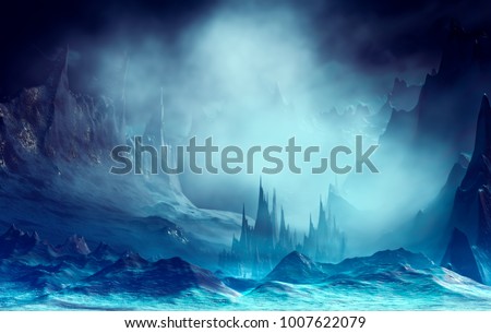 Foto d'archivio: Blue Fantasy Background