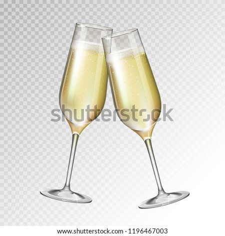 Stok fotoğraf: Champagne Glasses