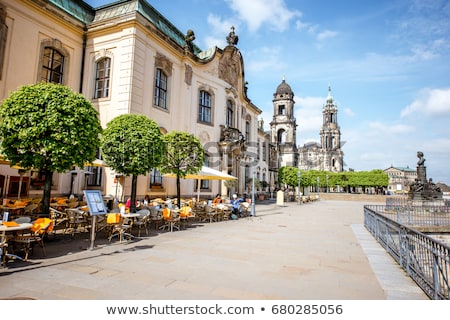 [[stock_photo]]: View Of Bruhl Terrace Dresden Germany