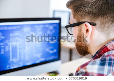 [[stock_photo]]: tudiant · en · génie · avec · des · plans