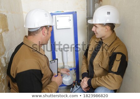 Stock photo: Apprentice Builder With Mentor