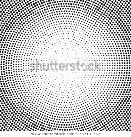 Stock photo: Radial Dotted Pattern