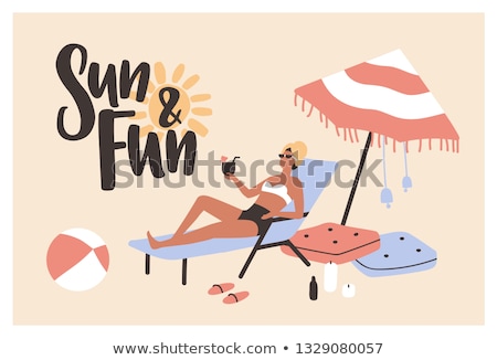 Zdjęcia stock: Sunloungers