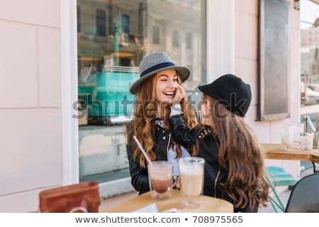 Stock fotó: Portrait Of The Cute Brunette Girl