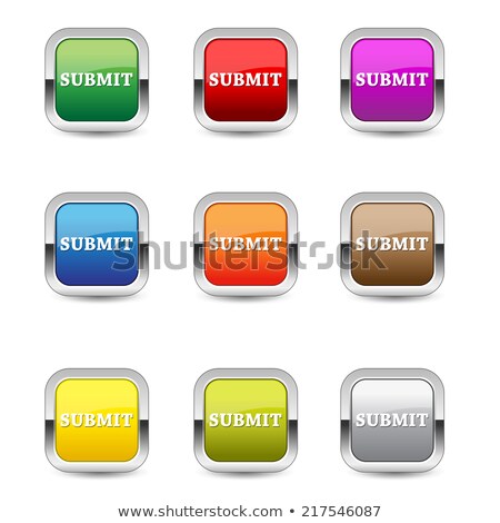 Сток-фото: Download Here Vector Blue Web Icon Set Button