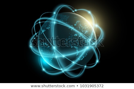 Stock photo: Modern Hemisphere Background