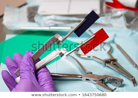 Stock photo: Dentist With Articulator