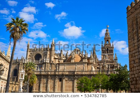 Foto stock: Seville Cathedral Giralda Tower Sevilla Spain