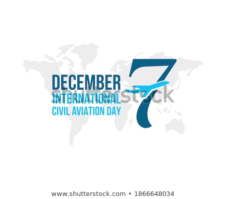 Stok fotoğraf: 7 December International Civil Aviation Day