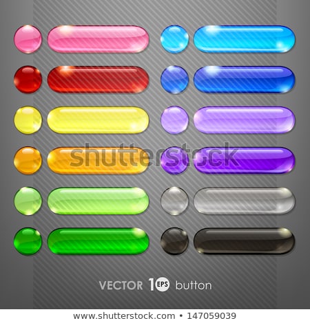 Stok fotoğraf: Colorful Glassy Web Buttons