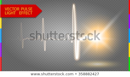 Stockfoto: Heart Rhythm Bright Background