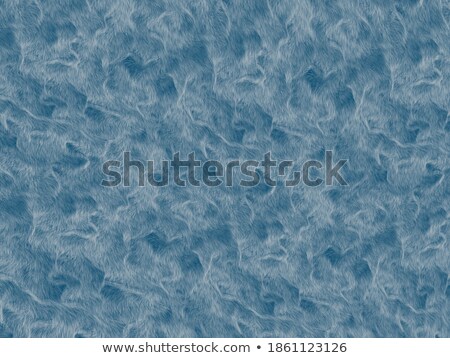 Stock fotó: Blue Shaggy Skin Of An Animal Closeup Texture Fur Texture