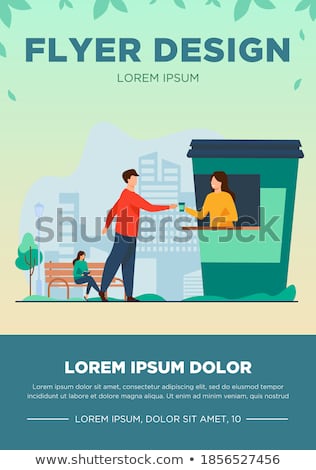 Stock photo: Street Food Concept Landing Page