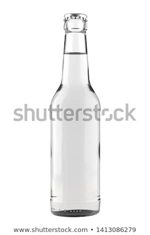 Zdjęcia stock: Empty Clear Beer Bottle